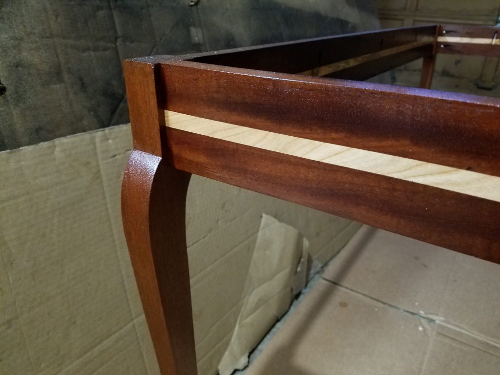 Trying a new style, curved legs From The Forest Woodworking